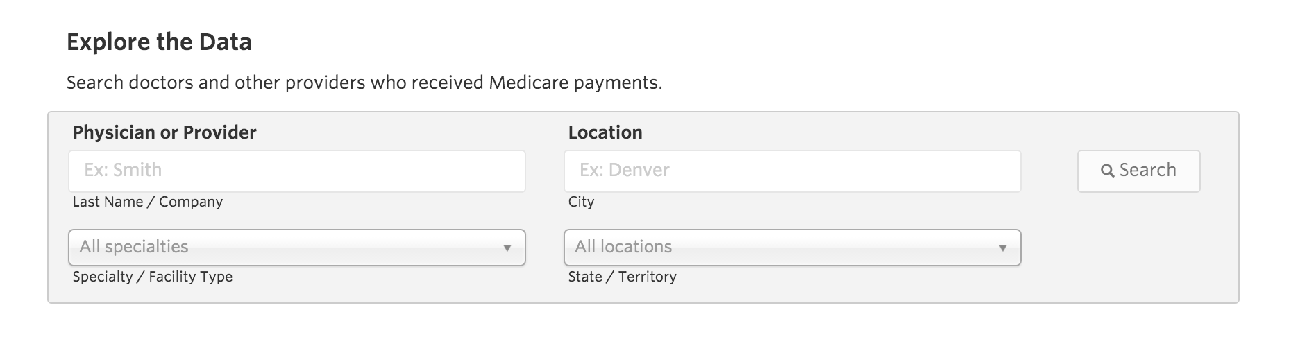 medicare database