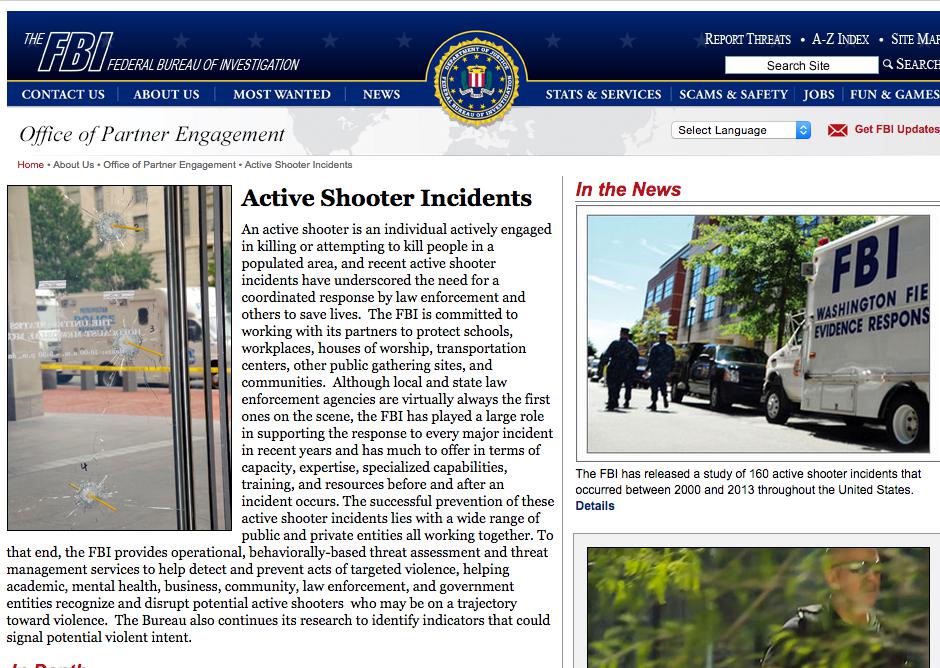 image Active Shooter Incidents - Overview