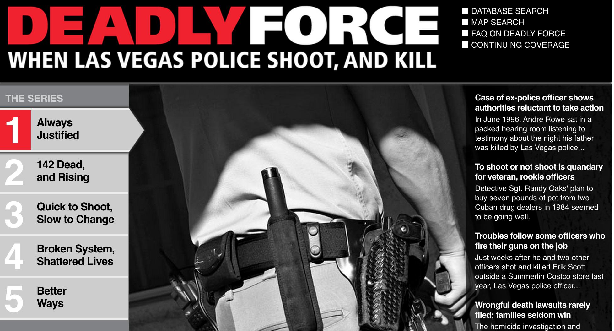 image Deadly Force: When Las Vegas Police Shoot, And Kill